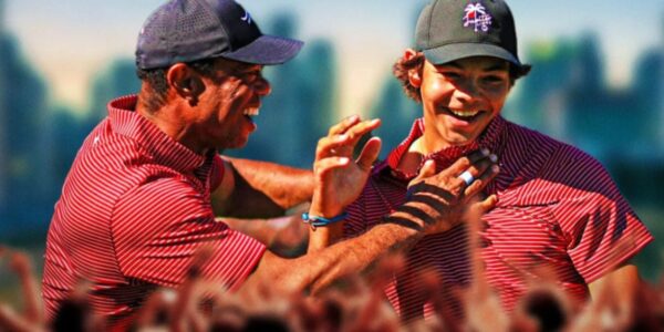 CONGRATULATIONS: Charlie Woods received his first “incredibly valuable” gift from his father, making him burst into tears of emotion…