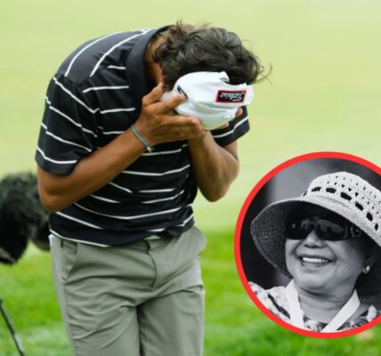Charlie Woods broke down in tears after being asked about his late grandmother, recounting the special things she did to inspire him to become a professional golfer…