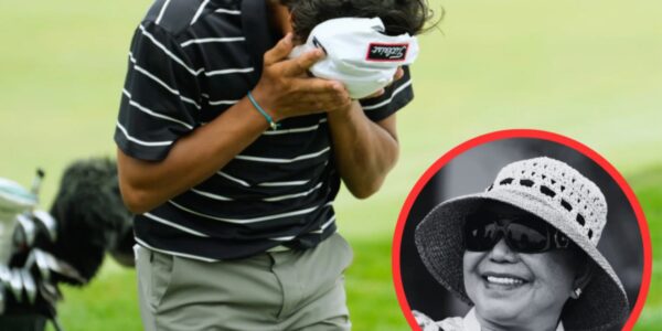 Charlie Woods broke down in tears after being asked about his late grandmother, recounting the special things she did to inspire him to become a professional golfer…