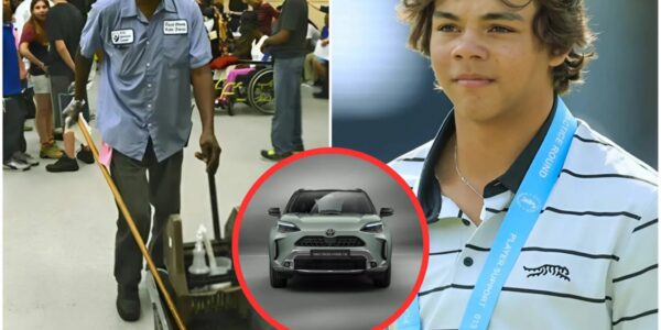 Charlie Woods Surprises High School Janitor With SUV, What Happens Next Will Make You Cry