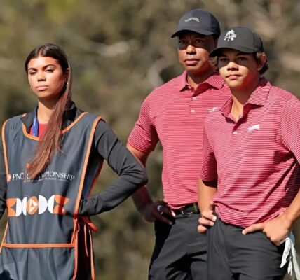 Sam Alexis Woods and Charlie Woods reveal the woman their father is dating after love rumors involving the legendary golfer spread on social media…