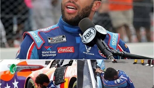 SAD NEWS: The entire NASCAR community and fans sent their condolences to Bubba Wallace when they learned the reason why he had a mental breakdown, sobbing like a child next to the race car….