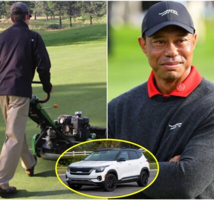 The poor janitor at the PGA golf course helped Tiger Woods fix a flat tire, and the next day, a white SUV appeared in front of his house!