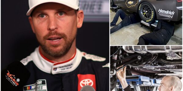 Denny Hamlin Reacts Angrily After His Championship-winning Car Was Inspected By Nascar Officials - Cheating Allegations Surfaced After Inspection...