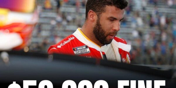 Bubba Wallace issued a $50,000 fine by NASCAR for his post-race caper against Alex Bowman at Chicago