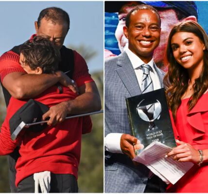 The Sweetest Photos of Tiger Woods and His Kids, Charlie and Sam Woods