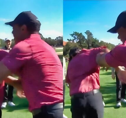 VIDEO: Cameras caught Tiger Woods throwing his son Charlie while celebrating his first Hole-In-One prompting fans to criticize his father for…