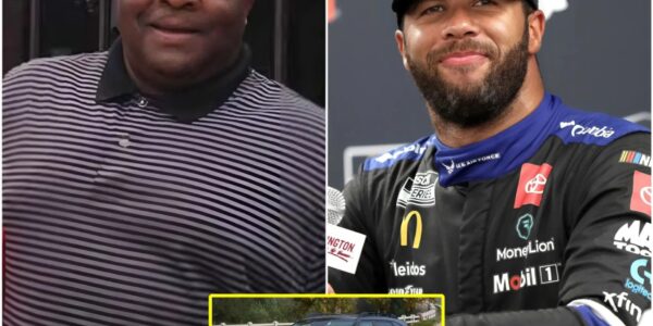 The poor janitor at NASCAR helped Bubba Wallace fix a flat tire, and the next day, a white SUV showed up in front of his house!