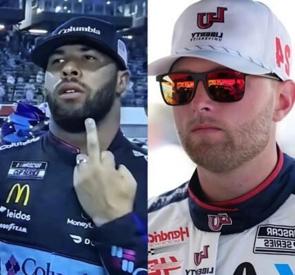 Bubba Wallace showed a “middle finger” and spoke full of hatred towards NASCAR officials after being fined, while William Byron escaped without punishment