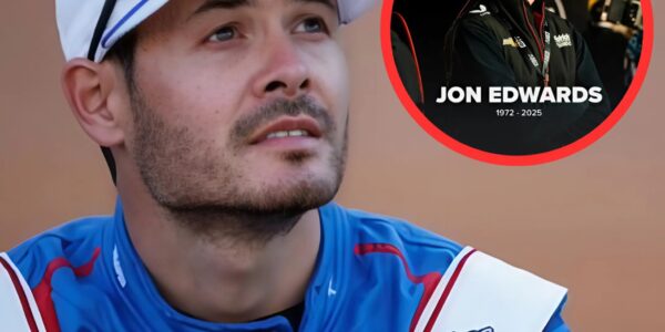 EMOTIONAL: Kyle Larson breaks down in tears after honoring late team member with Xfinity win at Bristol