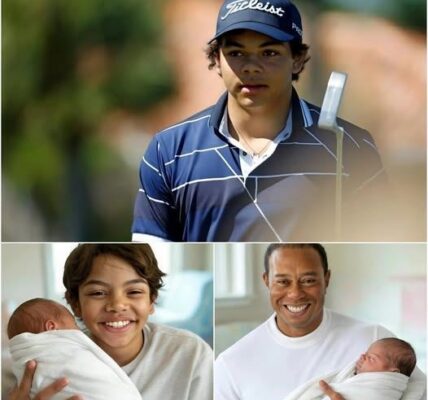 A newborn baby was abandoned just five hours ago. In the face of this heartbreaking situation, young golf talent Charlie Woods stepped in to become the child’s guardian, pledging to cover all living expenses until the child turns 18.