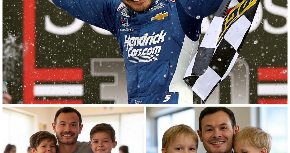 GOOD NEWS🛑 Kyle Larson has donated all of his prize money, including $6.8 million, from the 2025 Xfinity Championship at Bristol to the charity Mencap.