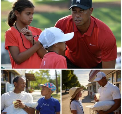 HEART-STOPPING MOMENT: Little Girl Selling Lemonade to Pay for Chemotherapy—Then Tiger Woods Pulled Up and Did the Unthinkable!