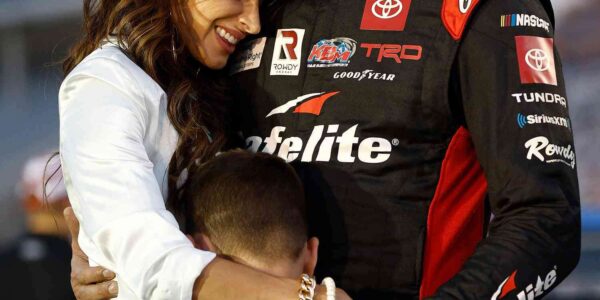 “God Loves Us”: Kyle Busch Appears In Wife Samantha’s Easter Family Photo With Special Gesture That Seems To Foreshadow Pope Francis’ Passing