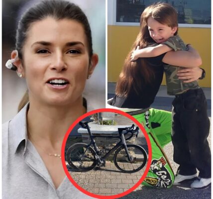 GOOD NEWS: Danica Patrick's Neighbor Boy Had His Bike Stolen, and the Next Day, a White Bike Showed Up at His Doorstep