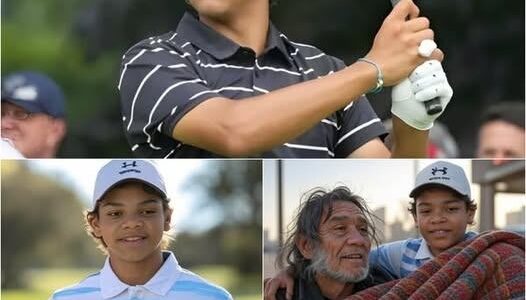 BREAKING 🔴 Young golf talent Charlie Woods has donated his entire $500,000 bonus and endorsement deal to charities and homeless relief organizations.