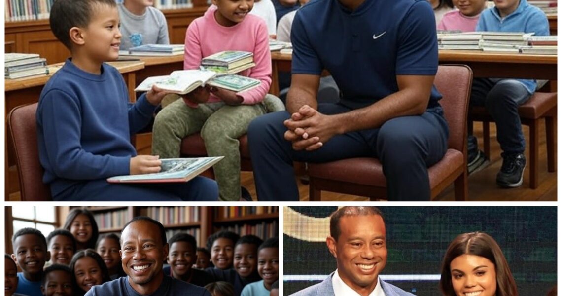 After witnessing a group of children studying and reading on tattered old books, legend Tiger Woods spent $4.5 million of his own money to build a library near a Florida school. Tiger Woods' next move left fans in tears…