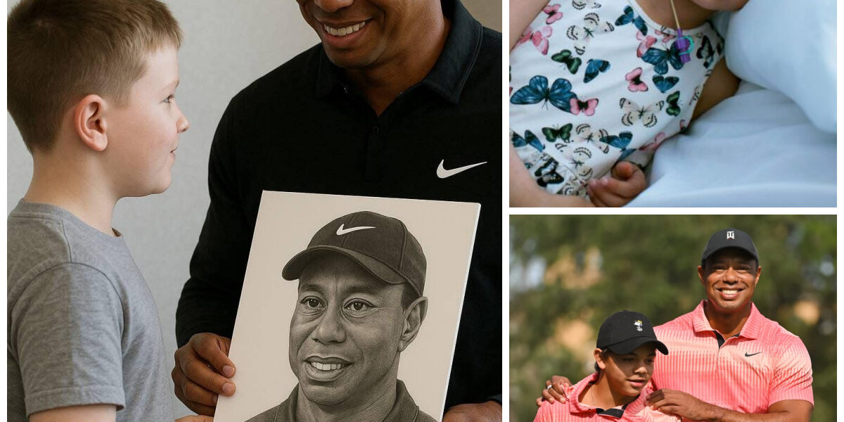 Tiger Woods And The Surprise Gift From A Boy With Heart Disease - And The Legend's Subsequent Action That Made The Boy Cry And Be Happy