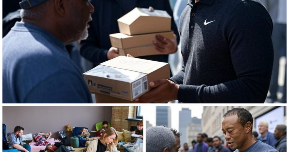 GOOD NEWS: Tiger Woods shares the good news that he will donate his entire coaching salary from the WOODS Foundation to provide free meals and help those in need in Florida.