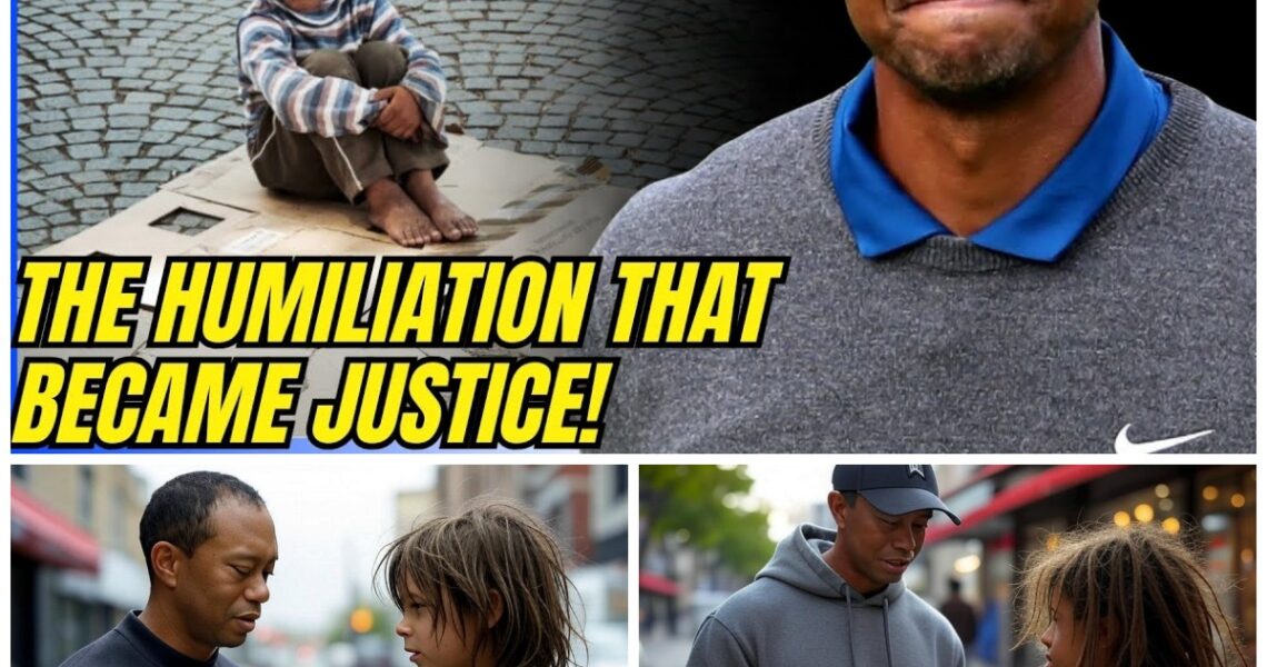 Homeless Boy Asks Tiger Woods for a Piece of Bread – Tiger Woods’ Next Action Will Make You Cry