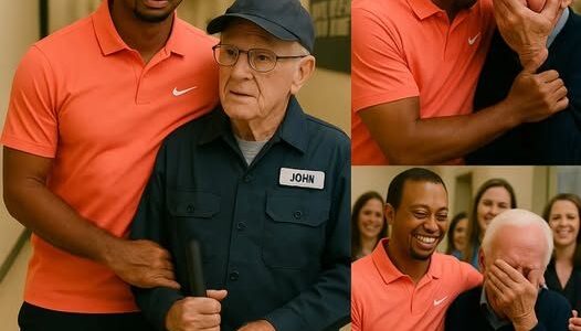 Tiger Woods Discovers His Old School Janitor Still Working at 79—What He Did Next Left Everyone in Tears…