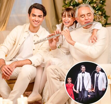 Andrea Bocelli joins forces with his kids Matteo and Virginia for a breathtaking performance in Las Vegas..lil