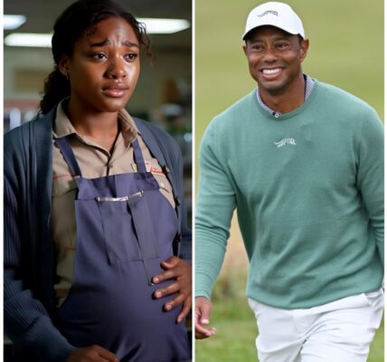 Tiger Woods Notices A Pregnant Woman Working Hard At A Gas Station, Apparently Exhausted, But What Shocked Everyone The Most Was His Unexpected Action Immediately Afterwards.