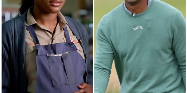 Tiger Woods Notices A Pregnant Woman Working Hard At A Gas Station, Apparently Exhausted, But What Shocked Everyone The Most Was His Unexpected Action Immediately Afterwards.