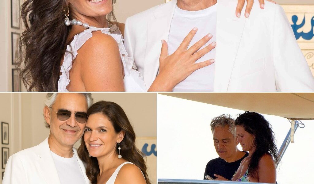 Just one moment that made social media stir: Andrea Bocelli's wife suddenly appeared with her midsection clearly visible at a private concert in Tuscany, Veronica Berti