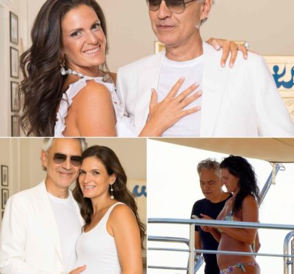 Just one moment that made social media stir: Andrea Bocelli's wife suddenly appeared with her midsection clearly visible at a private concert in Tuscany, Veronica Berti