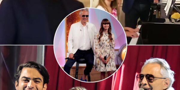 Andrea Bocelli and his 8-year-old daughter Virginia delivered a mesmerizing duet of Beethoven’s “Ode to Joy” that touched every soul in the audience.