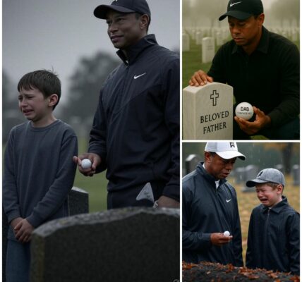 He Left a Golf Ball at His Mother’s Grave — Then Looked Up and Saw Tiger Woods