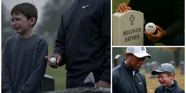He Left a Golf Ball at His Mother’s Grave — Then Looked Up and Saw Tiger Woods