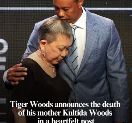 Tiger Woods announces death of mother Kultida Woods in heartfelt post