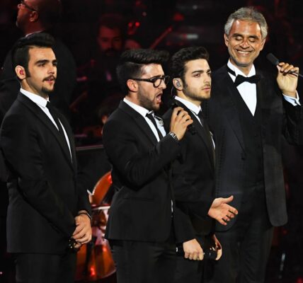 Andrea Bocelli and Il Volo set the stage on fire with their mesmerizing performance of "Granada".
