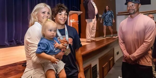 Tiger Woods sends congratulations to ex-wife Elin Nordegren after she announced the good news…