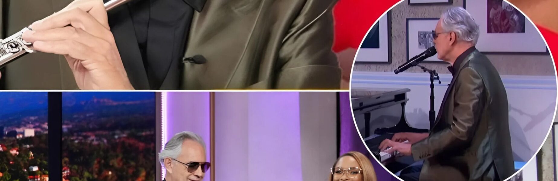In a moment that silenced the world, Andrea Bocelli took the stage and delivered a performance so moving, so profound, that it left the audience in tears. To play the piano with unmatched skill is remarkable. To sing with such depth and raw emotion is rare.