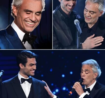 There Is Silence as Soon as Ven a Mí Starts, Yet Andrea Bocelli’s Ageless Voice, Full of Love and Wisdom, Rises Like a Soft Tide. Then, in a Beautiful Symphony of Affection, Matteo’s Voice, Young but Rich in Depth, Blends in Perfectly With His Father’s.