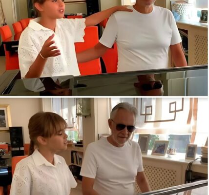 Andrea Bocelli Created a Private, Magical Moment by Playing the Piano for His Daughter Virginia in a Setting That Few People Ever See—in a Scene That Is Nearly Too Delicate for Words. With Breathtaking Purity, the Bond Between the Souls Was Evident in Every Note, Which Felt Like a Whisper Between Them.