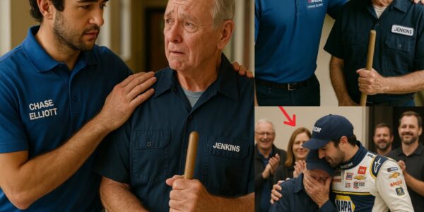 NASCAR Star Chase Elliott Discovers His Old School Janitor Still Working at 79 and Surprises Everyone.