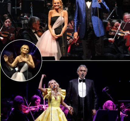 When Kristin Chenoweth stepped onto the stage alongside Andrea Bocelli, no one knew what to expect. A petite Broadway diva from cowboy Oklahoma, paired with a legendary Italian tenor—it sounded like an odd pairing, but after the first verse, the room fell silent. Kristin’s voice floated like light, weaving through the keys and Bocelli’s deep voice, making it hard to tell who was lifting whom—they were just flying together. The most surprising thing.