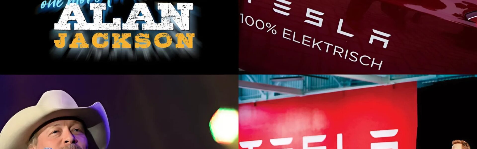 HOLY SHIT: Alan Jackson Rejects Elon Musk’s Tesla Ad at His “Last Call: One More for the Road” Concert! He Gives Elon Musk a Very Good Reason for the Rejection.