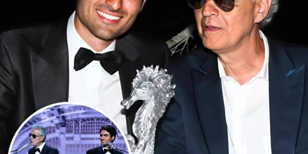 Andrea Bocelli and his son share a beautiful moment at the piano during their 30th anniversary show.