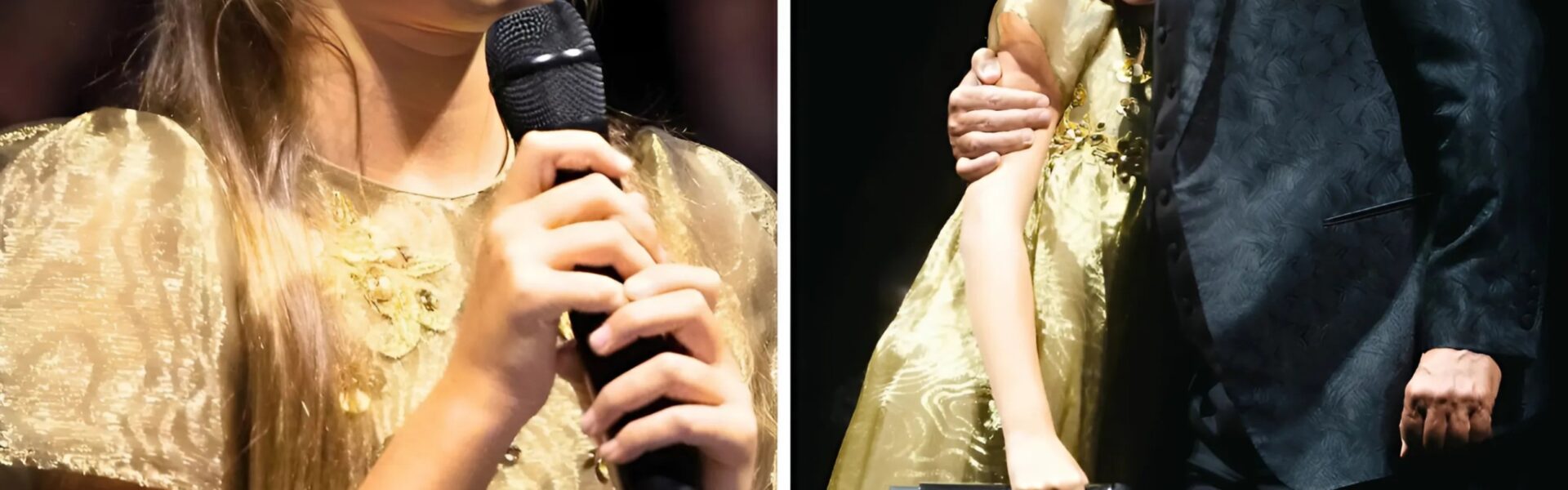 12-year-old Virginia Bocelli wins hearts with her gentle voice in “Away in a Manger” and a special duet with her dad Andrea.