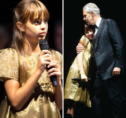 12-year-old Virginia Bocelli wins hearts with her gentle voice in “Away in a Manger” and a special duet with her dad Andrea.