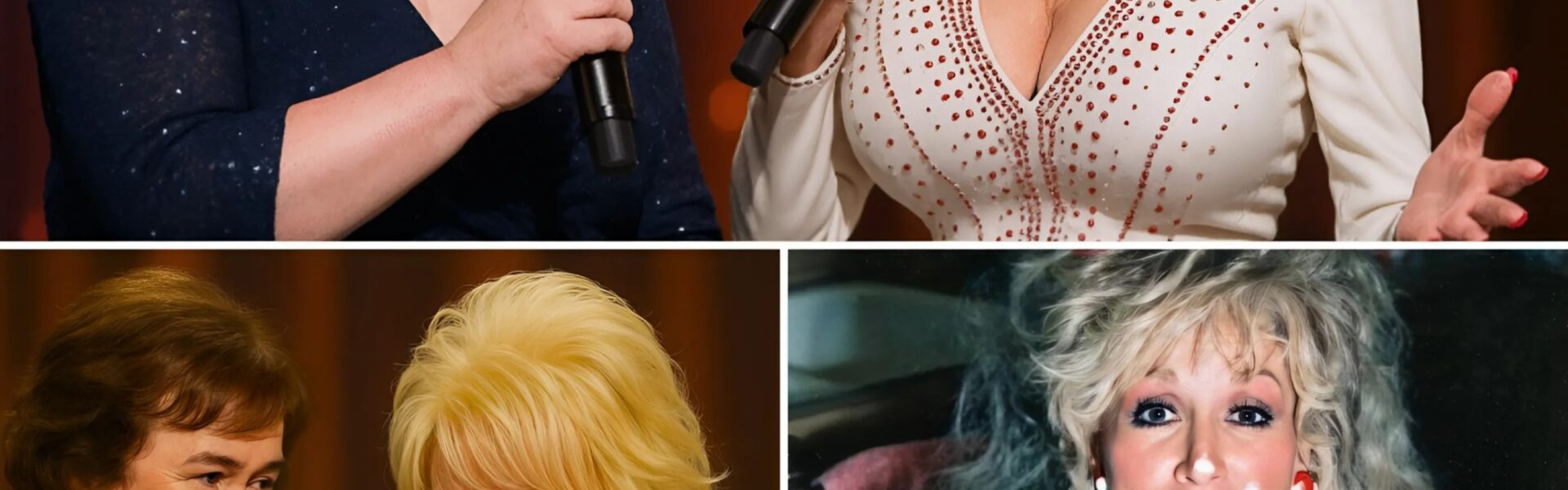 During a soul-shattering duet of “You Are Always On My Mind,” Dolly Parton’s tears told a story words couldn’t.Beside her, Susan Boyle’s gentle touch spoke volumes—more than music, it was raw human connection.