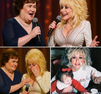 During a soul-shattering duet of “You Are Always On My Mind,” Dolly Parton’s tears told a story words couldn’t.Beside her, Susan Boyle’s gentle touch spoke volumes—more than music, it was raw human connection.