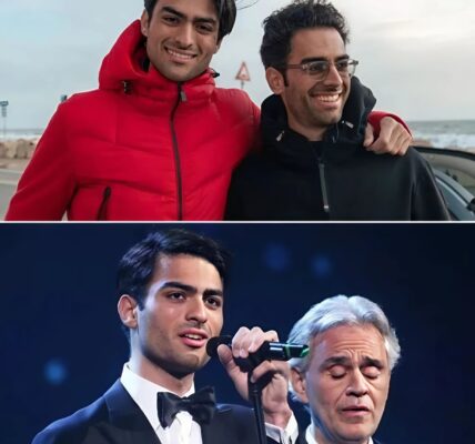 Two Brothers Standing Side by Side, Bound by More Than Just a Name, a Quiet Moment, and a Captured Memory. The Picture of Matteo Bocelli Is More Than Just a Picture; It’s a Monument To Love, Legacy, and the Unsaid Bond Between Him and Amos.