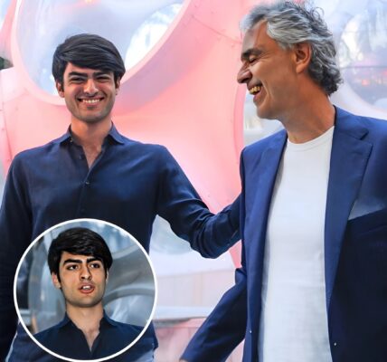 Andrea Bocelli proudly introduces his son Matteo for his first solo performance in the Miami show