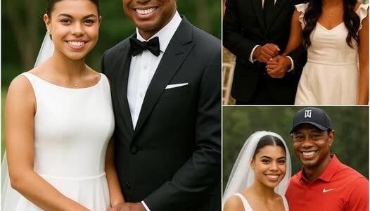 Congratulations on a special wedding: Sam Alexis Woods’ dad holds daughter’s hand, sends “emotional message” and “secret gift” to the couple that makes Sam Alexis Woods cry